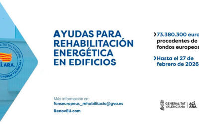 La Generalitat Valenciana lanza convocatoria de ayudas para la rehabilitación energética de edificios