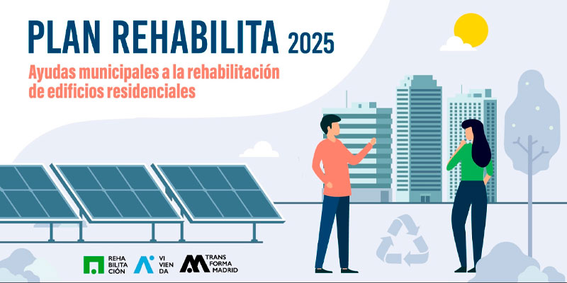 Abierto el plazo para solicitar las ayudas del Plan Rehabilita Madrid 2025, dotado con 50 millones Abierto el plazo para solicitar las ayudas del Plan Rehabilita Madrid 2025, dotado con 50 millones