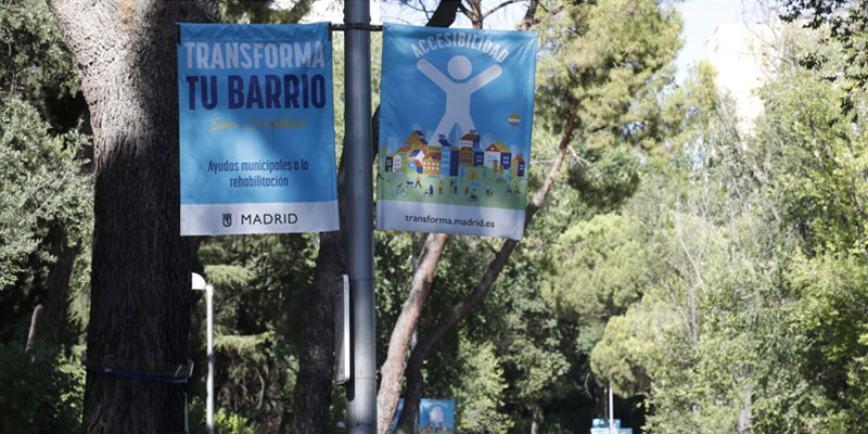 El Plan Transforma tu Barrio 2026 financiará la rehabilitación en cinco barrios de Madrid